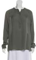 Thumbnail for your product : Vince Long Sleeve Silk Top w/ Tags