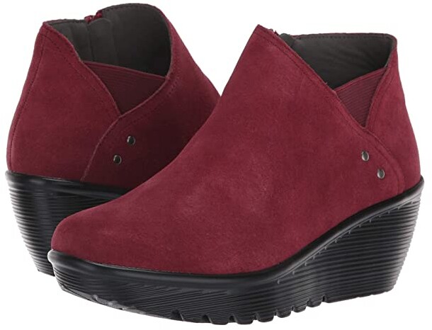 skechers wedge bootie