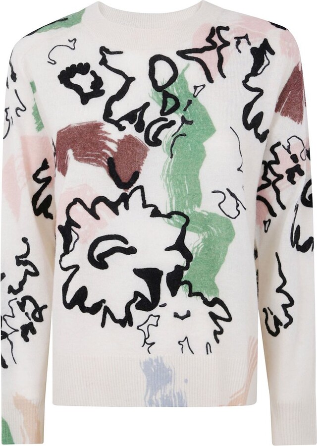 Paul Smith Abstract Crew Neck Knit Jumper