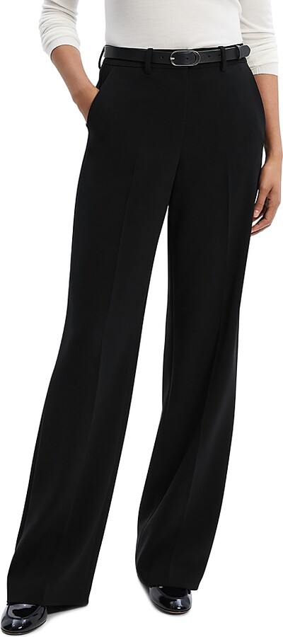 Theory Admiral Crepe Relaxed Straight Pants