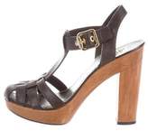 Thumbnail for your product : Tory Burch Leather Platform Pumps