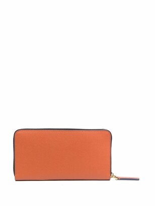 Marni Colour-Block Zip Leather Wallet