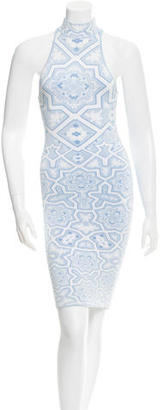 Torn By Ronny Kobo Patterned Bodycon Dress