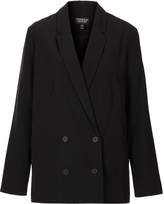 Thumbnail for your product : Topshop Double breasted long blazer