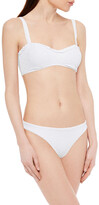 Thumbnail for your product : Vix Paula Hermanny Margot ruffle-trimmed perforated bikini top