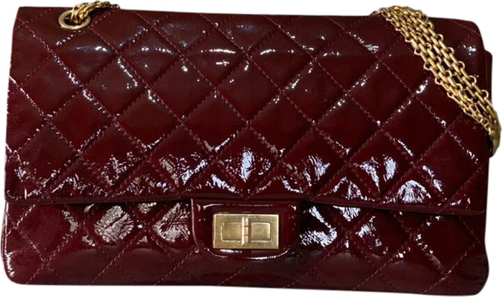 Félicie patent leather crossbody bag Louis Vuitton Burgundy in