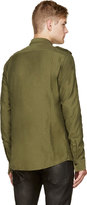 Thumbnail for your product : Balmain Khaki Epaulet Accent Shirt
