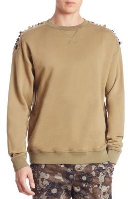 Versace Studded Cotton Sweater