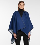 Thumbnail for your product : Burberry Icon Stripe wool cape