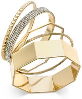 Thumbnail for your product : Thalia Sodi Gold-Tone 5-Pc. Set Pavandeacute; Bangle Bracelets, Created for Macy's