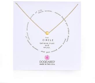 Dogeared Karma The Circle Necklace -Plated Silver, 16"