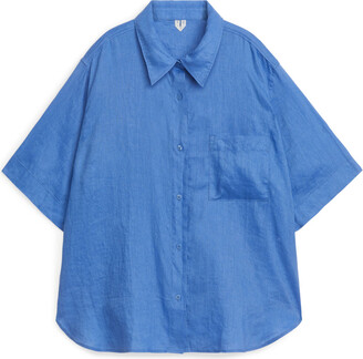 Arket Short-Sleeved Linen Shirt