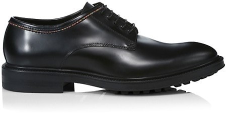 paul smith black leather shoes