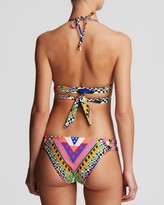 Thumbnail for your product : Mara Hoffman Horizon White Wrap Bikini Top