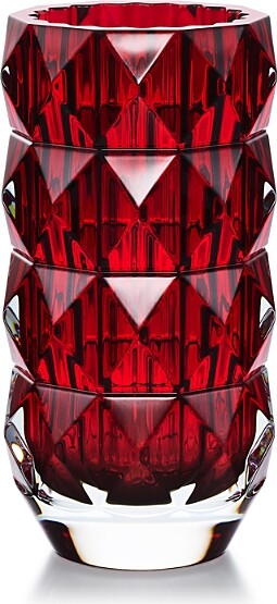 Baccarat Louxor Round Small Vase, Red - Exclusive