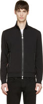 Thumbnail for your product : Moncler Black Stretch Zip-Up Sweater