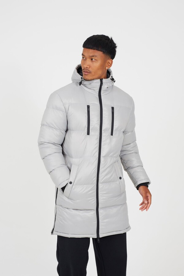 Cos Shawl Collar Puffer DKNY Women's Bibbed Shawl Collar Hooded