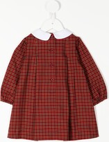 Thumbnail for your product : Familiar Check-Print Long-Sleeve Dress