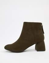 Thumbnail for your product : Pieces Faux Suede Sculpted Heel Boot