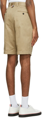 Thom Browne Beige Unconstructed Chino Shorts