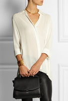 Thumbnail for your product : Nina Ricci Lutece small leather and suede shoulder bag