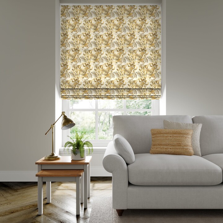 Dunelm Camille Made to Measure Roman Blind Camille Ochre ShopStyle