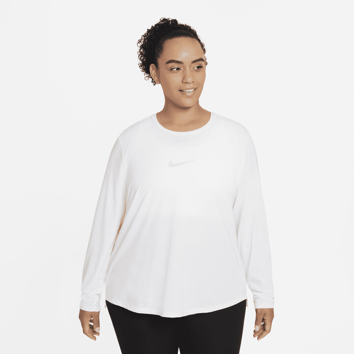 Nike Women's Dri-FIT UV One Luxe Standard Fit Long-Sleeve Top
