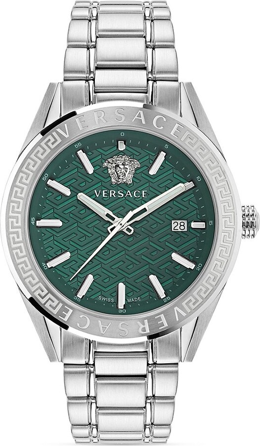 V-Code Stainless Steel Watch