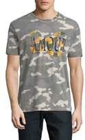 Thumbnail for your product : Eleven Paris Camouflage Graphic T-Shirt