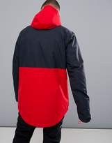Thumbnail for your product : Wear Colour Block snowboard jacket in red/black