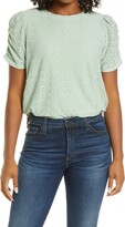 Thumbnail for your product : Gibson Eyelet Puff Sleeve Top