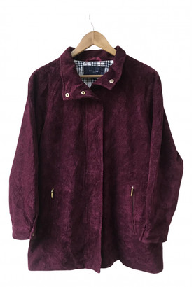burberry purple coat