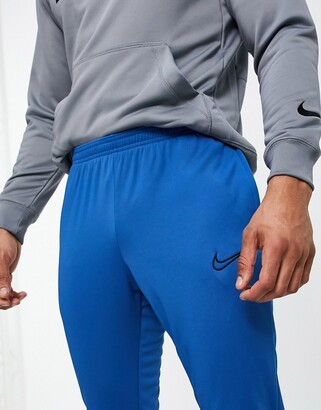 Nike Football Academy joggers in blue - ShopStyle Trousers