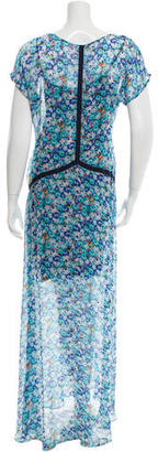 Megan Park Floral Print Maxi Dress w/ Tags