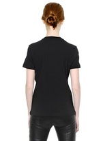Thumbnail for your product : Alexander McQueen Tulip Embellished Cotton T-Shirt