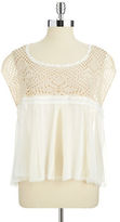 Thumbnail for your product : Free People Crocheted Yoke Blouse