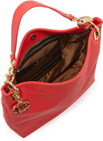 Thumbnail for your product : Love Moschino Saffiano Cat-Handle Faux-Leather Small Tote, Red