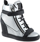 Thumbnail for your product : Giuseppe Zanotti Bucklewedge hi-top trainers