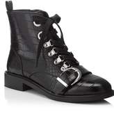 Thumbnail for your product : Next Womens Faith Crocodile Finish Lace-Up Boots