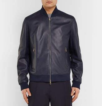 Dunhill Leather Bomber Jacket