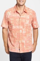 Thumbnail for your product : Quiksilver Waterman Collection 'Tiki Tapa' Regular Fit Short Sleeve Sport Shirt