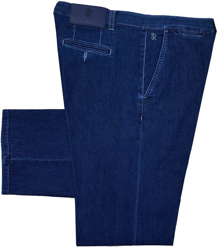 Jeans I'M C Couture Cotone MADE IN ITALY Uomo Blu ALI3935 