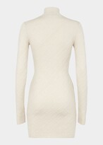 Thumbnail for your product : Fendi Turtleneck O-Lock Chain Knit Mini Dress