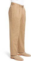 Thumbnail for your product : Berle Charleston Pleated Chino Pants