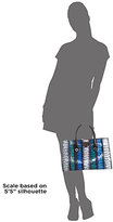 Thumbnail for your product : Jimmy Choo Riley Multi-Stripe Snakeskin Tote
