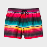 Thumbnail for your product : Paul Smith Men's Rainbow 'Blanket Stripe' Swim Shorts