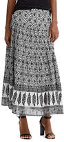 Thumbnail for your product : Chaps Tiered Paisley Maxi Skirt