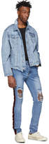 Thumbnail for your product : Stolen Girlfriends Club Blue Trashed Tuxedo Jeans