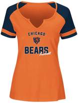 Majestic Ladies Offense Top - Chicago Bears Orange