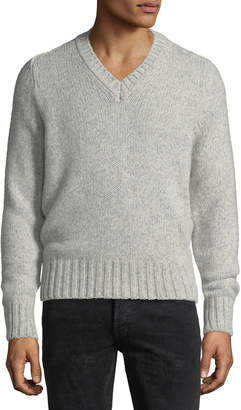 Tom Ford Cashmere-Blend V-Neck Sweater